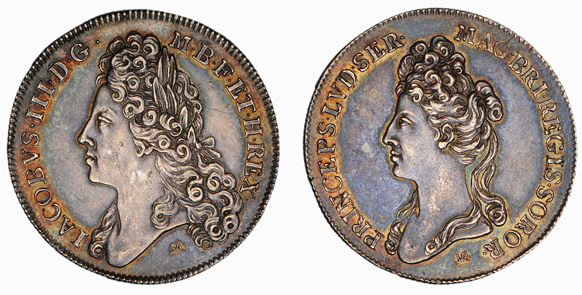 Prince James (III) and Princess Louisa, Memorial Medal, 1712