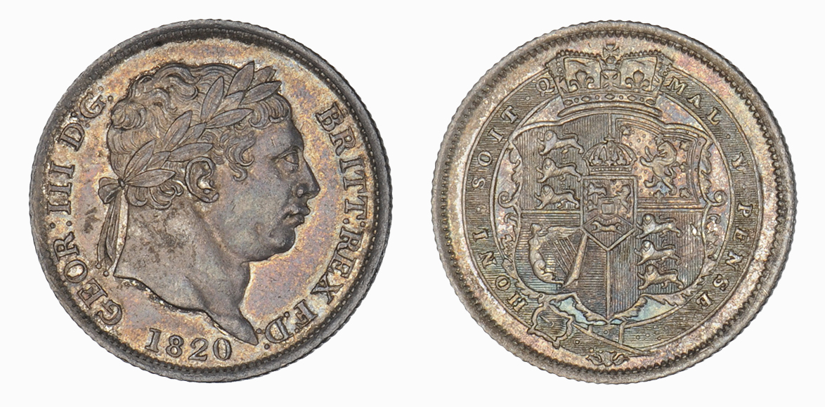 George III, Shilling, 1820