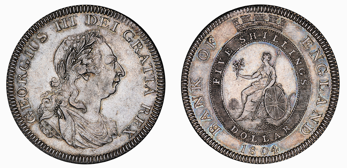 George III, Dollar, 1804