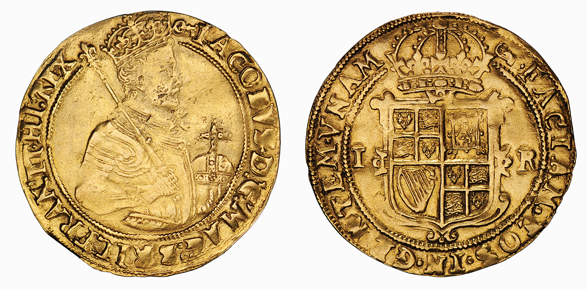 James I, Unite, second coinage, 1609-10