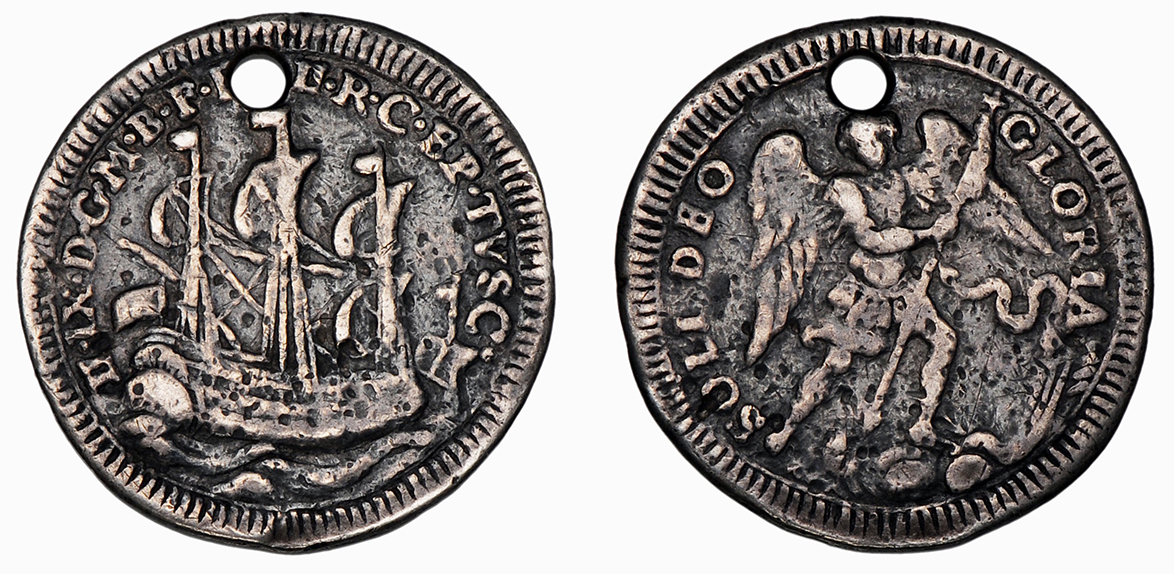 Henry IX of Jacobite succession, Touchpiece, 1788-1807