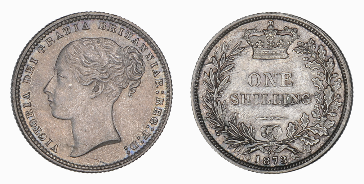 Victoria, Shilling, 1873