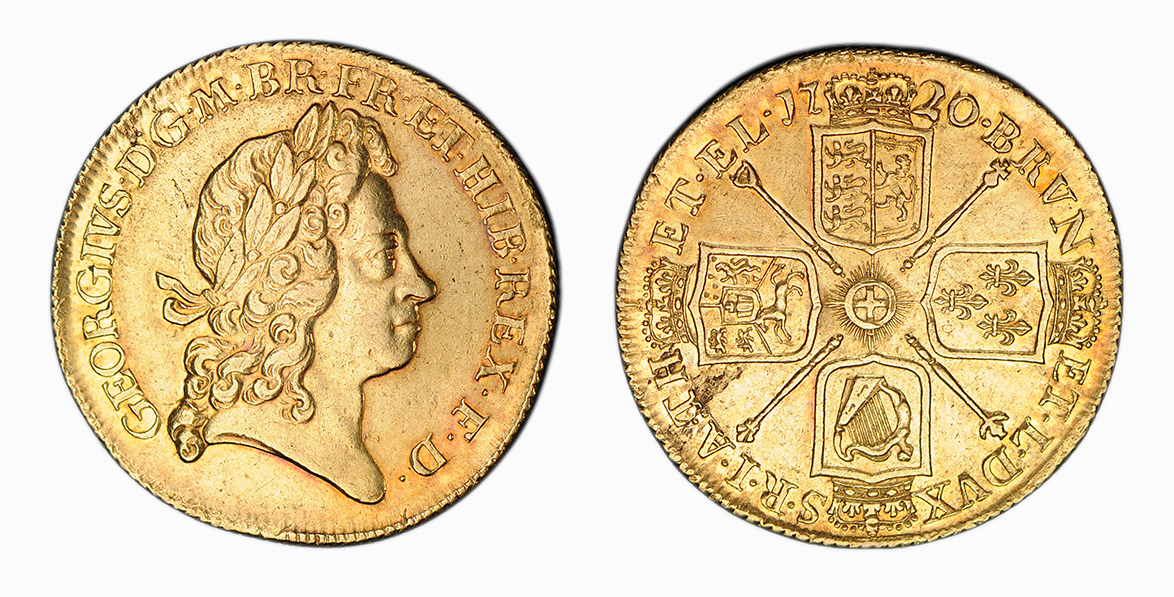 George I, Two Guineas, 1720