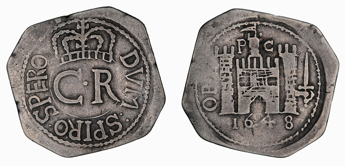 Charles I, Pontefract Shilling, 1648