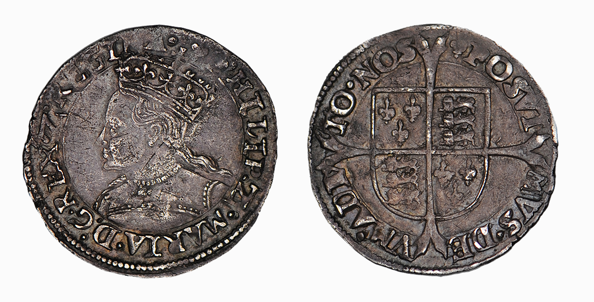 Philip and Mary, Groat, 1554-8