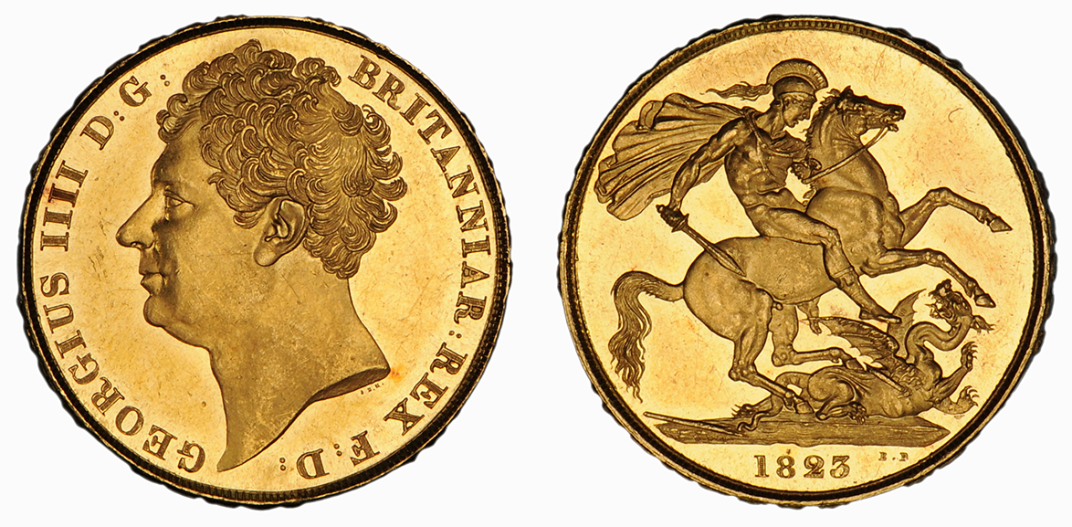 George IV, Two Pounds, 1823