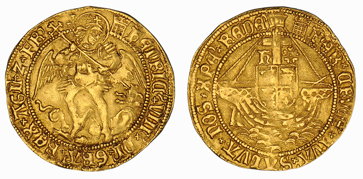 Henry VIII, Angel, 1509-26