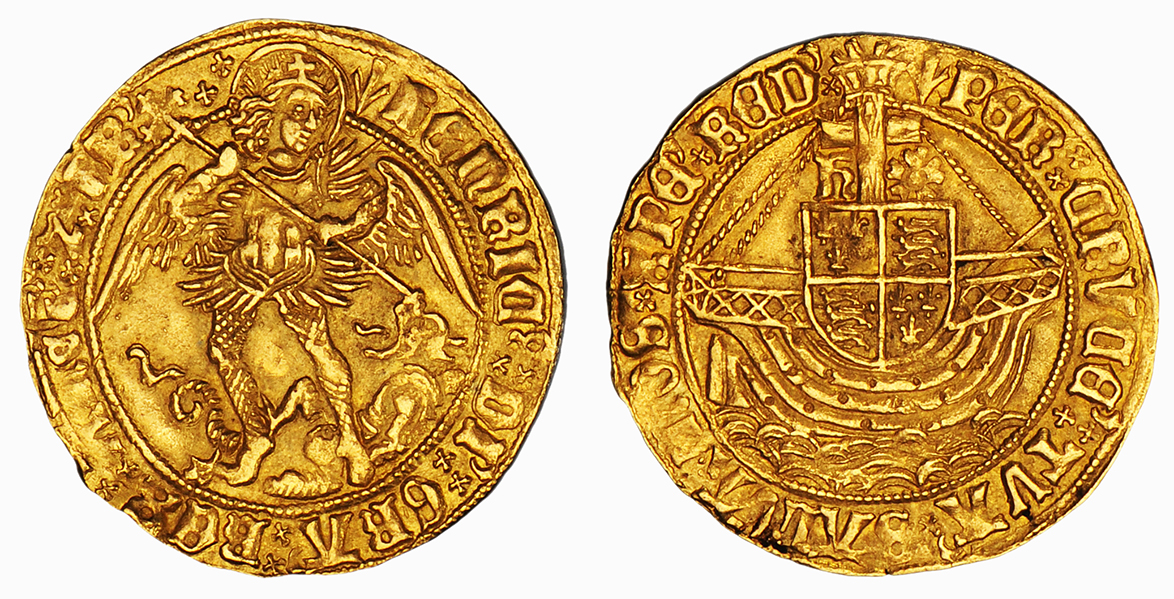 Henry VII, Angel, 1504-9