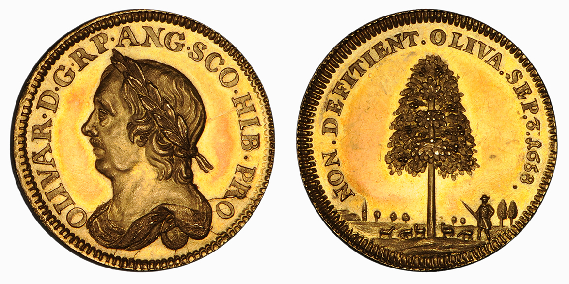 Commonwealth, Death of Cromwell Medal, 1658