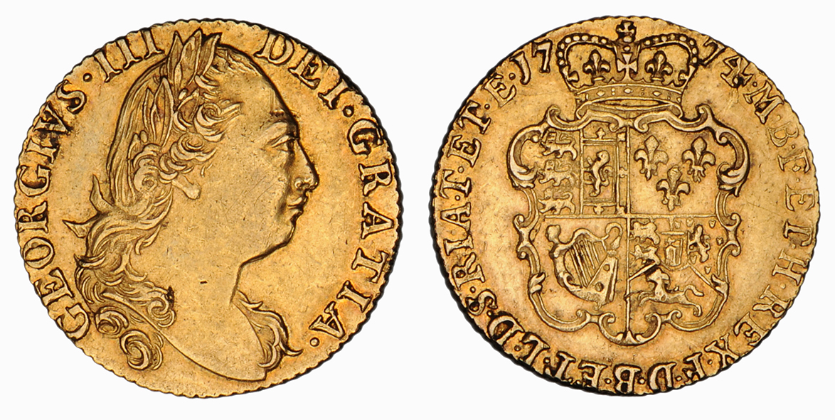 George III, Guinea, 1774