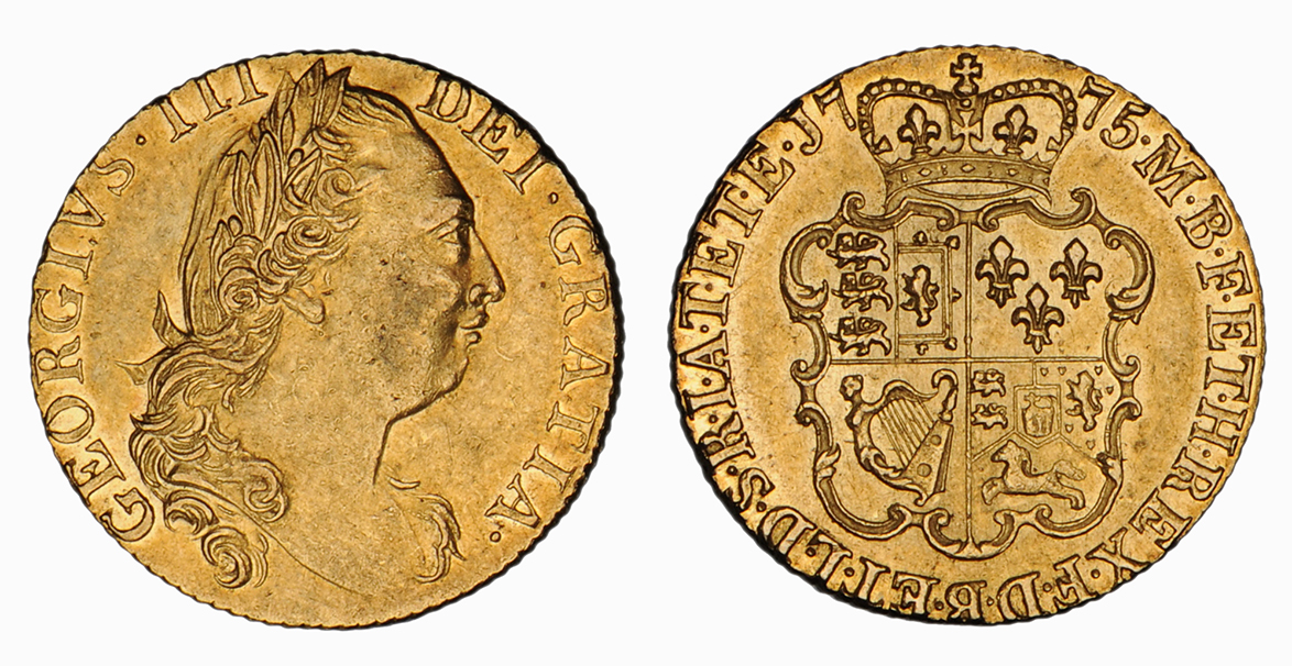 George III, Guinea, 1775