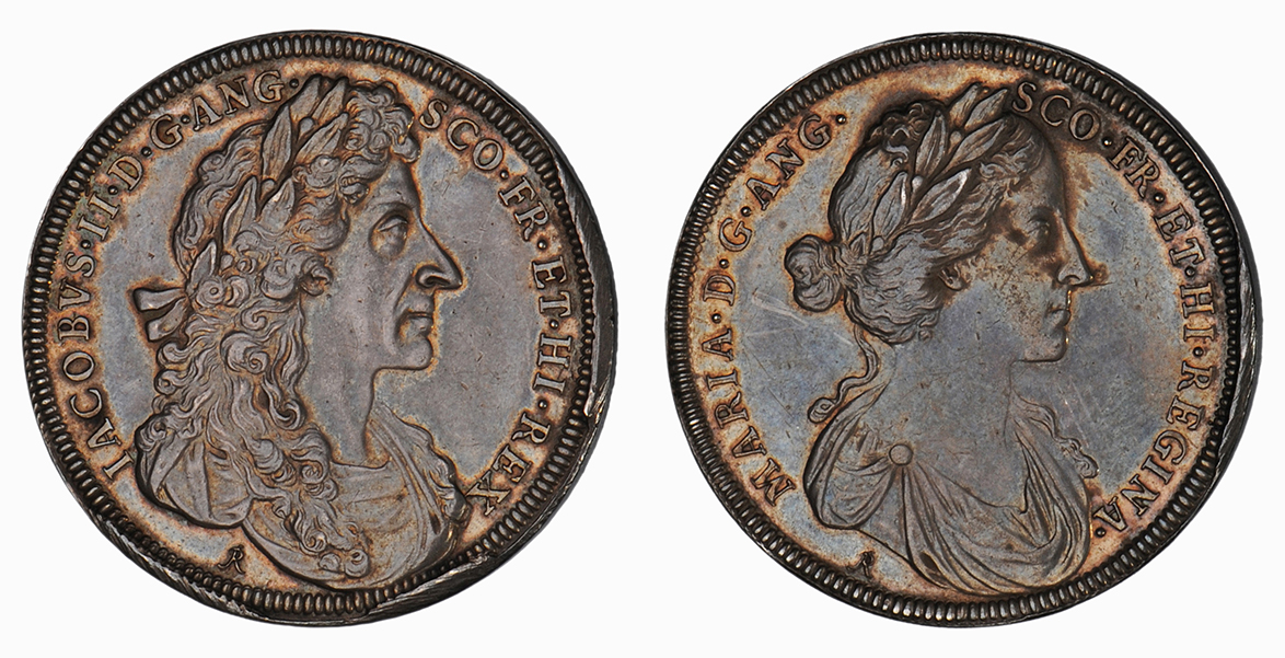 James II, Coronation of James II Medal, 1685