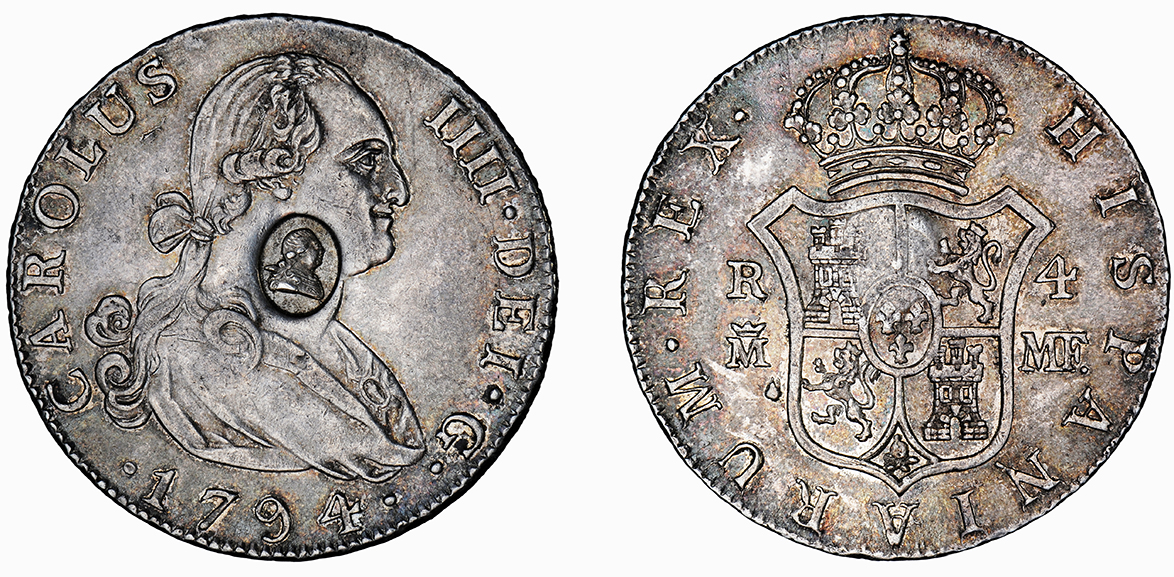 George III, Emergency Issue Half Dollar, 1794