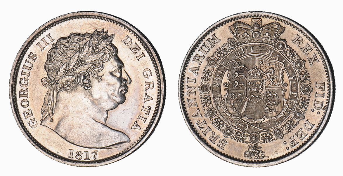 George III, Halfcrown, 1817