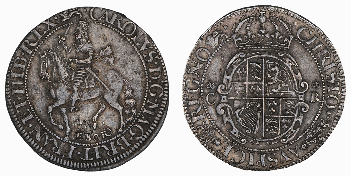 Charles I, Halfcrown, 1643-4