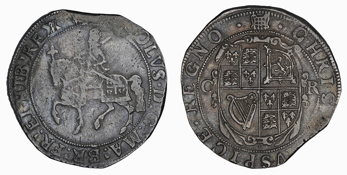 Charles I, Halfcrown, 1633-4
