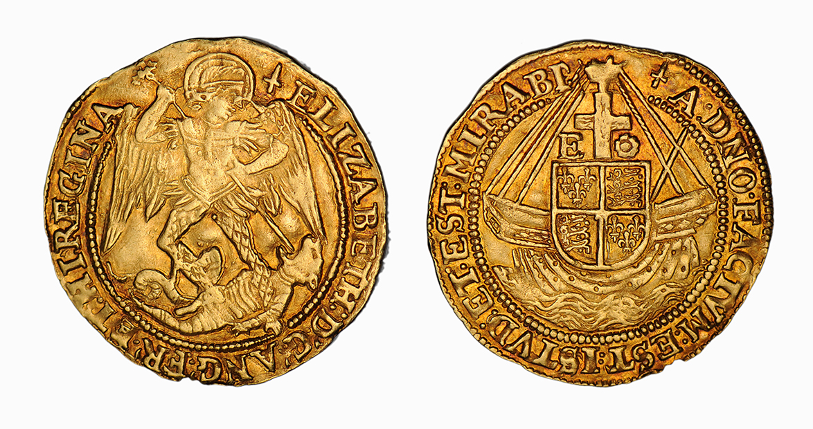 Elizabeth I, Angel, 1578-82
