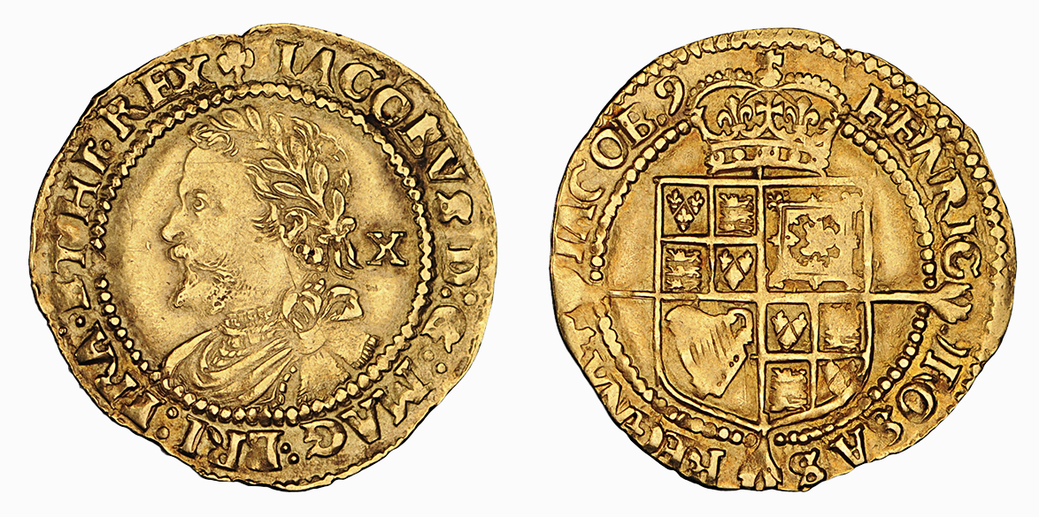 James I, Half-Laurel, 1619-25