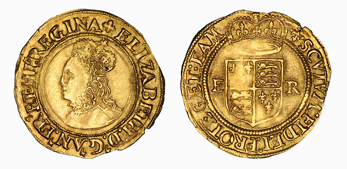 Elizabeth I, Gold Crown, 1560-1