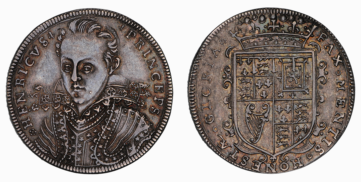 James I, Henry, Prince of Wales Silver Medal, 1612