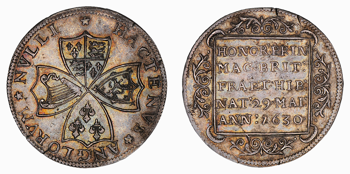 Charles I, Birth of Prince Charles Medal, 1630