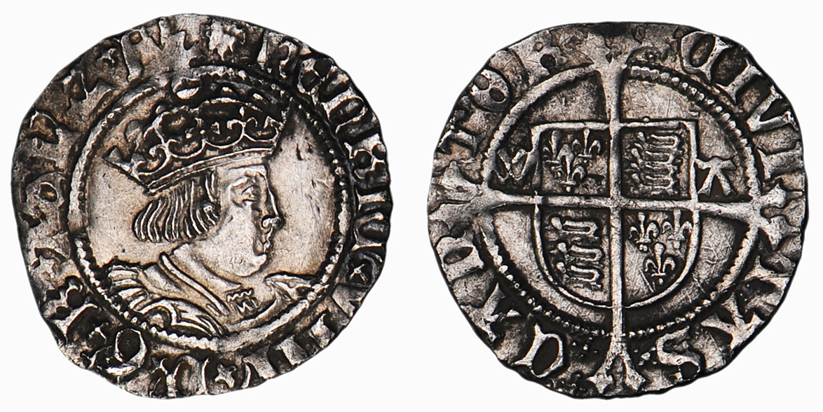Henry VIII, Halfgroat, 1526-44