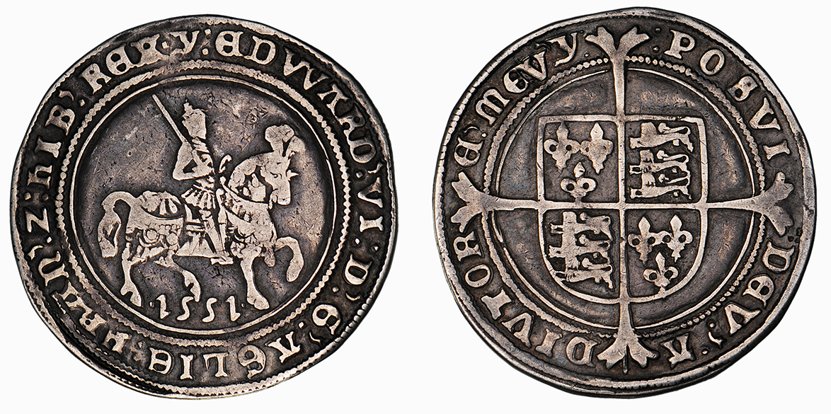 Edward VI, Halfcrown, 1551