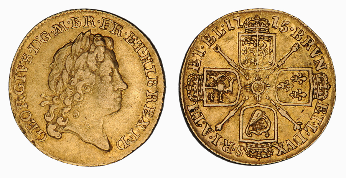 George I, Guinea, 1715