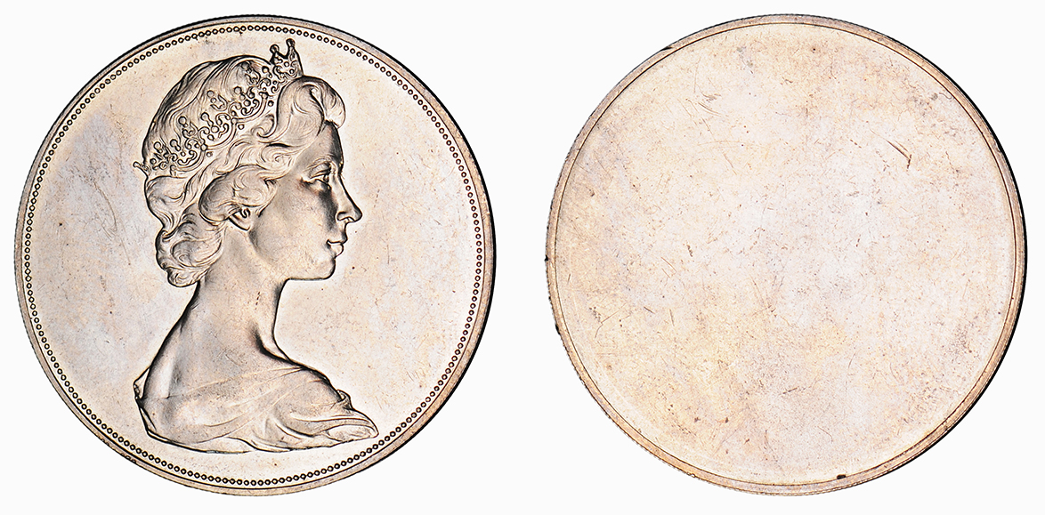 Elizabeth II, Pattern Twenty Pence, 1960s