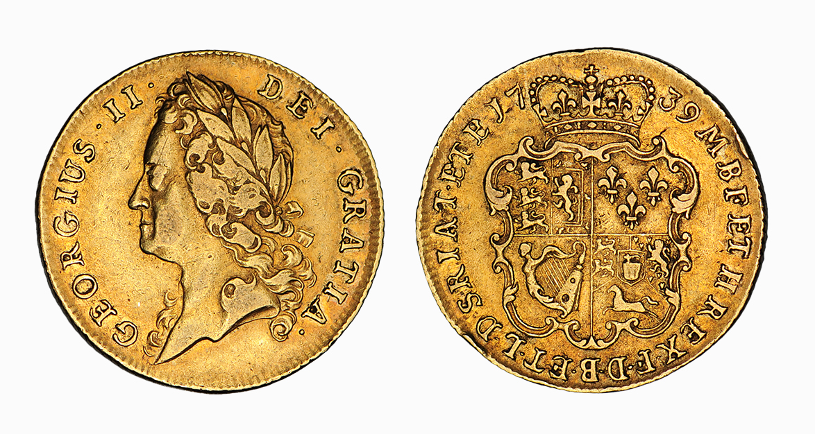 George II, Guinea, 1739