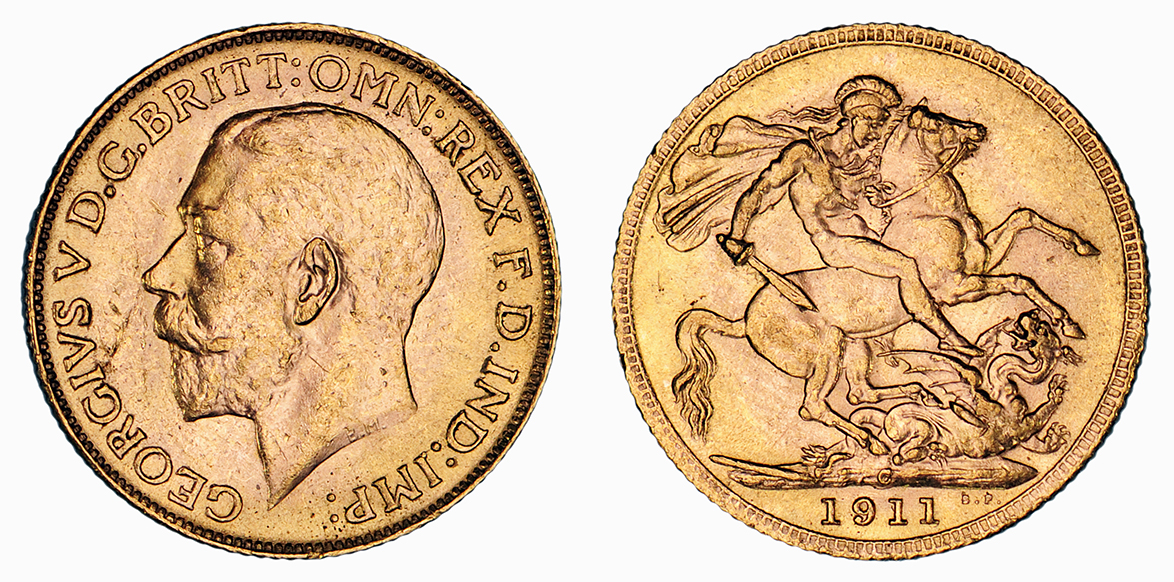 George V, Sovereign, 1911 C