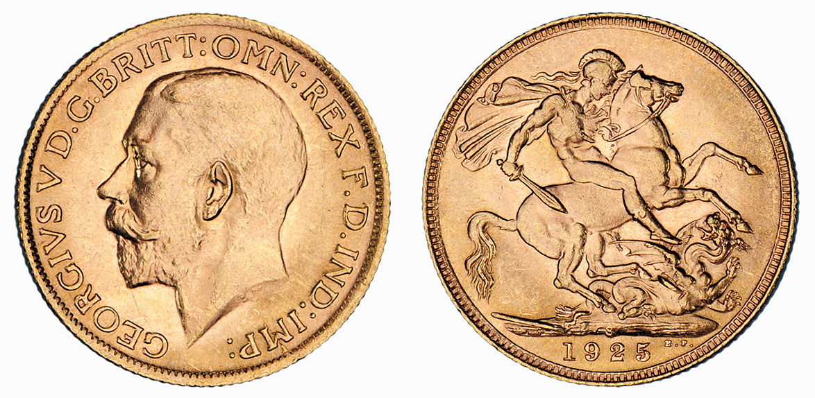 George V, Sovereign, 1925 S