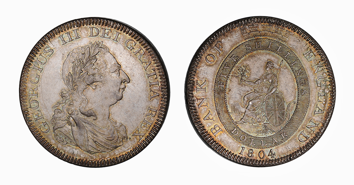George III, Dollar, Bank of England Issue, 1804