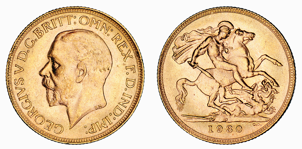George V, Sovereign, 1930 P