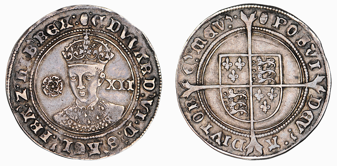 Edward VI, Shilling, fine silver issue, 1551-3
