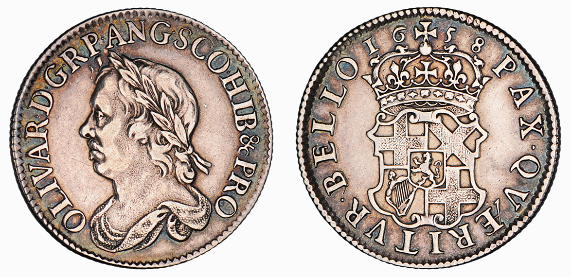 Commonwealth, Shilling, 1658