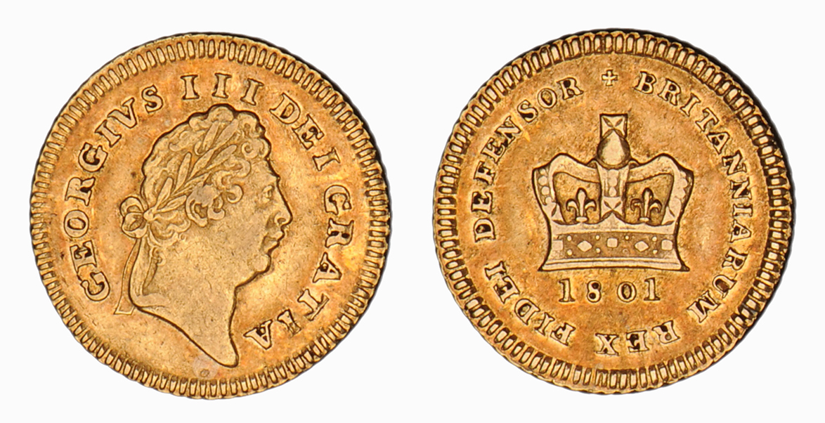 George III, Third Guinea, 1801