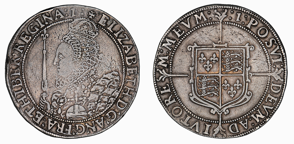 Elizabeth I, Crown, seventh issue, 1601-2