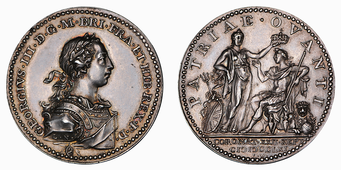 George III, Coronation Medal, 1761