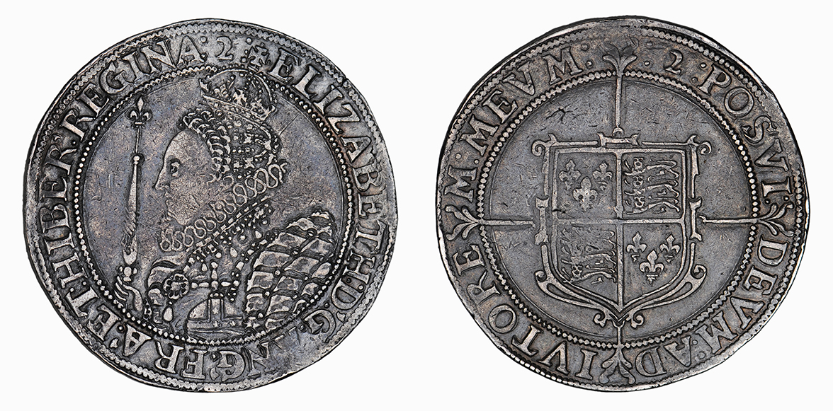 Elizabeth I, Crown, 1601-2
