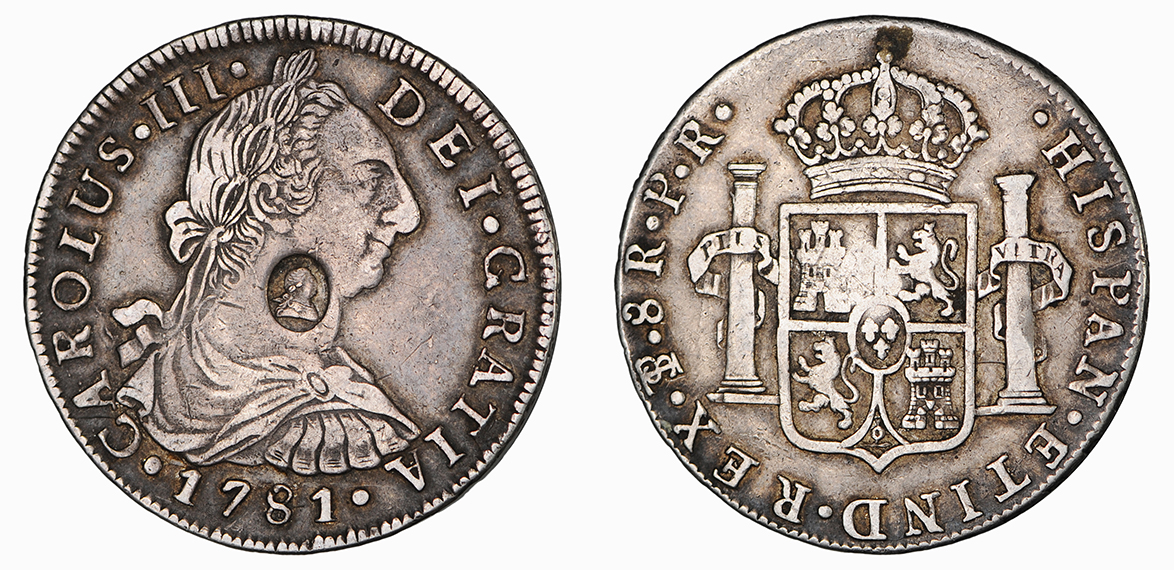 George III, Emergency Issue Dollar, 1781