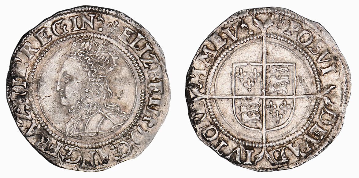 Elizabeth I, Groat, first issue, 1559-60