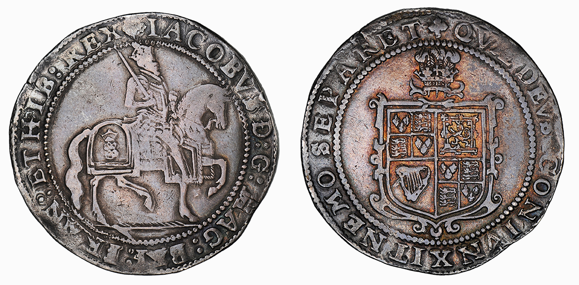 James I, Crown, third coinage, 1619-25