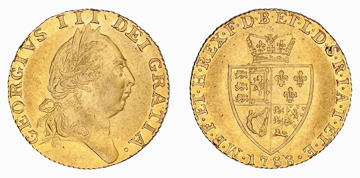 George III, Guinea, 1788