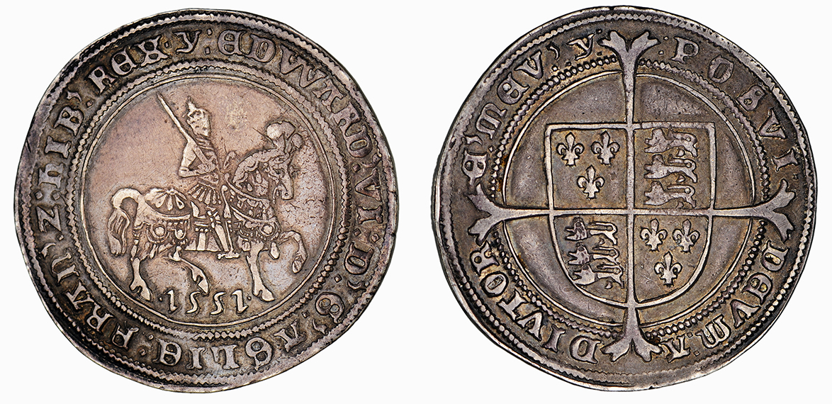 Edward VI, Halfcrown, 1551