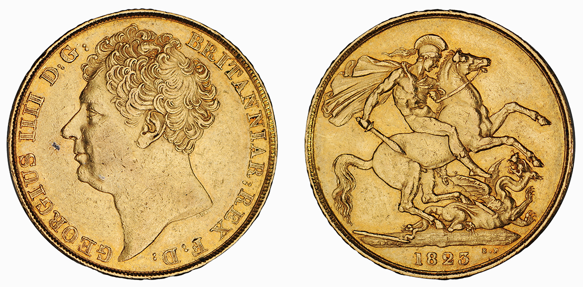 George IV, Two Pounds, 1823