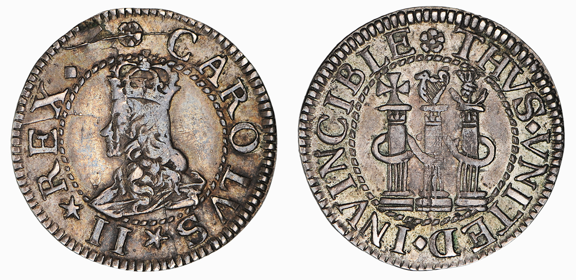 Charles II, Pattern silver farthing, c.1660