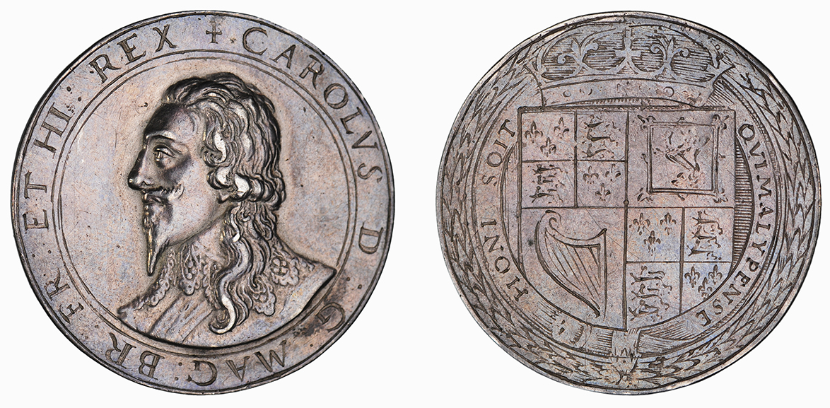 Charles I, Pattern Medallic Halfcrown