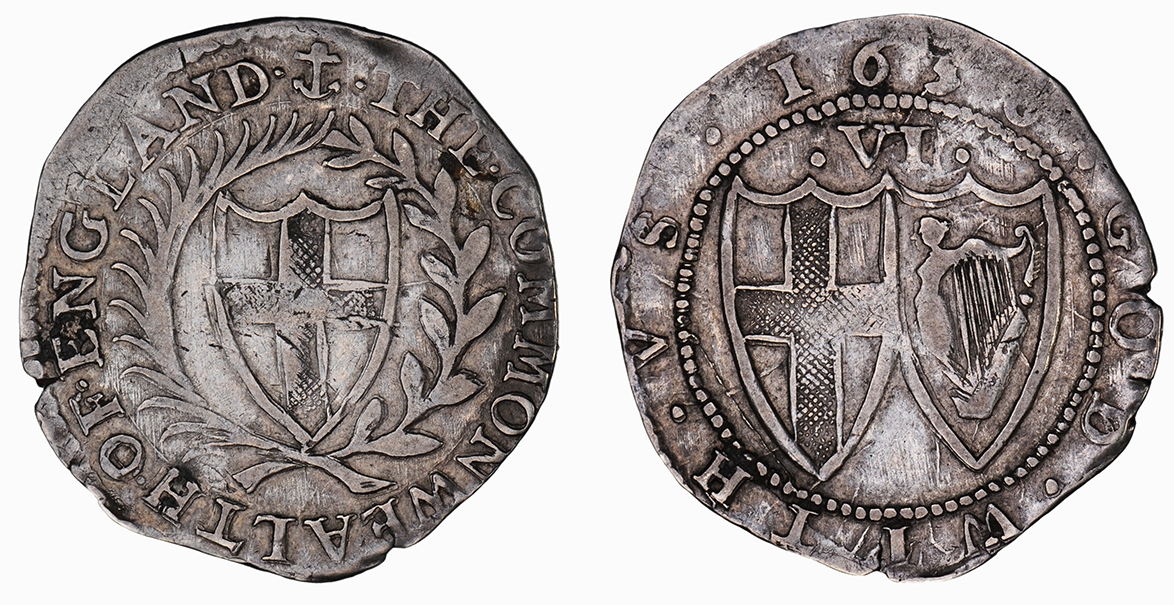 Commonwealth, Sixpence, 1658