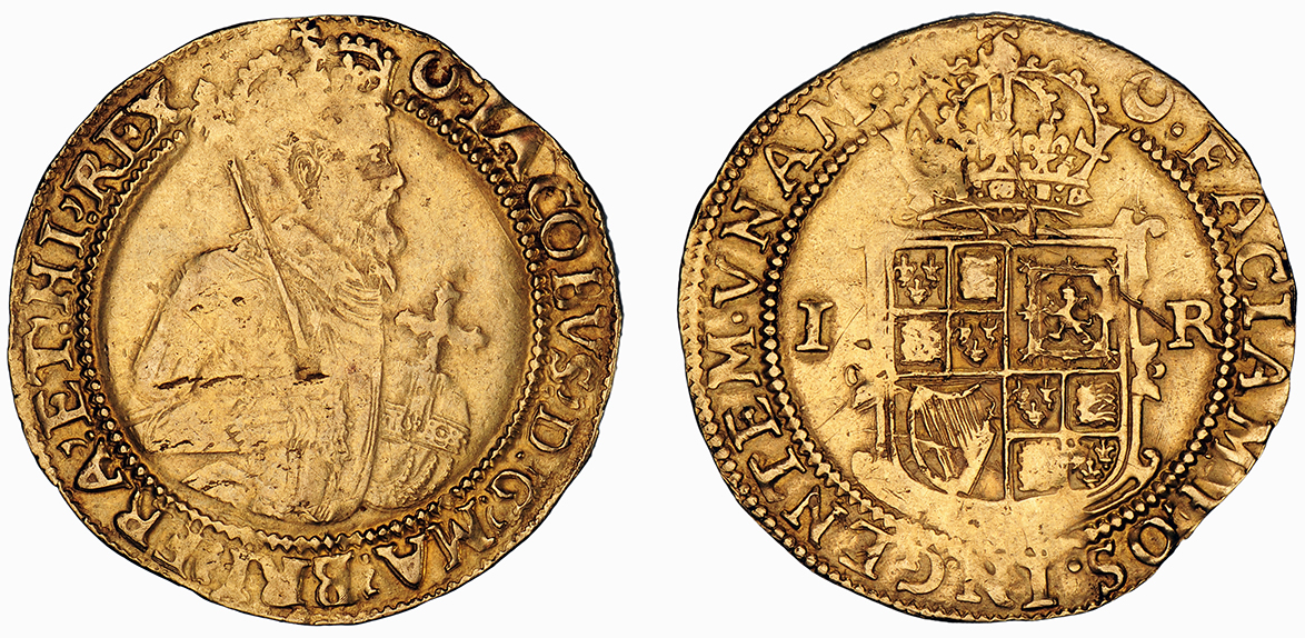James I, Unite, second coinage, 1617-18